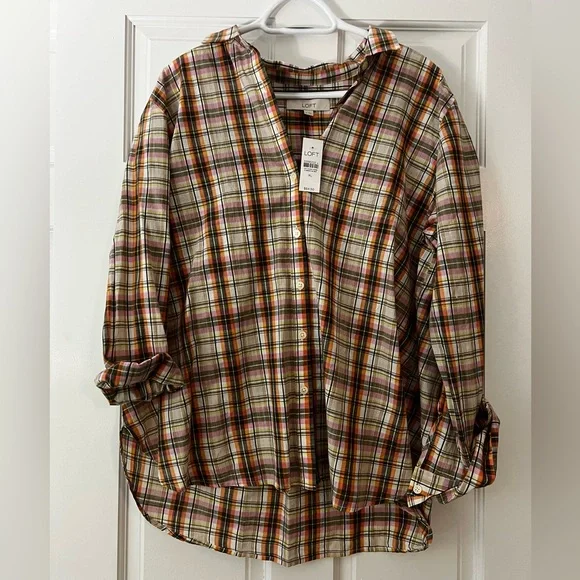 Ann Taylor Loft Button Up Shirt-New - Picture 1 of 3